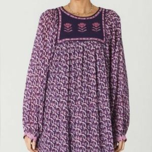 JANI MIDI DRESS - HYDRANGEA - MEDIUM BY M.A.B.E